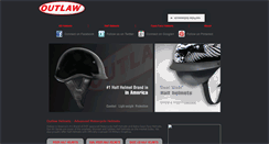 Desktop Screenshot of outlawhelmets.com